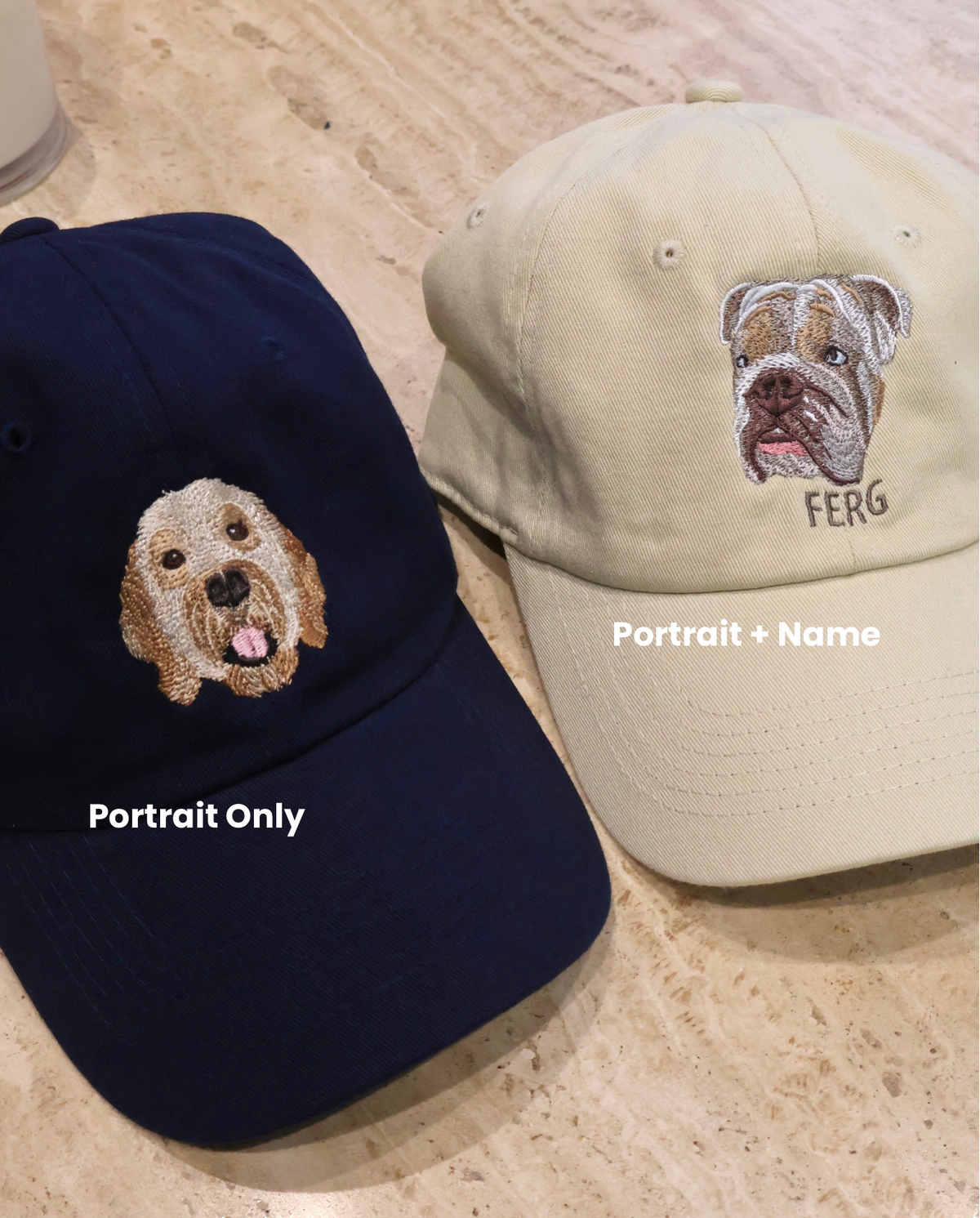 Custom Embroidered Pet Portrait Hat