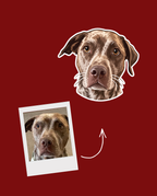 Custom Illustrated Pet Portrait Sticker