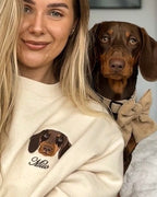Custom Embroidered Pet Portrait Jumper