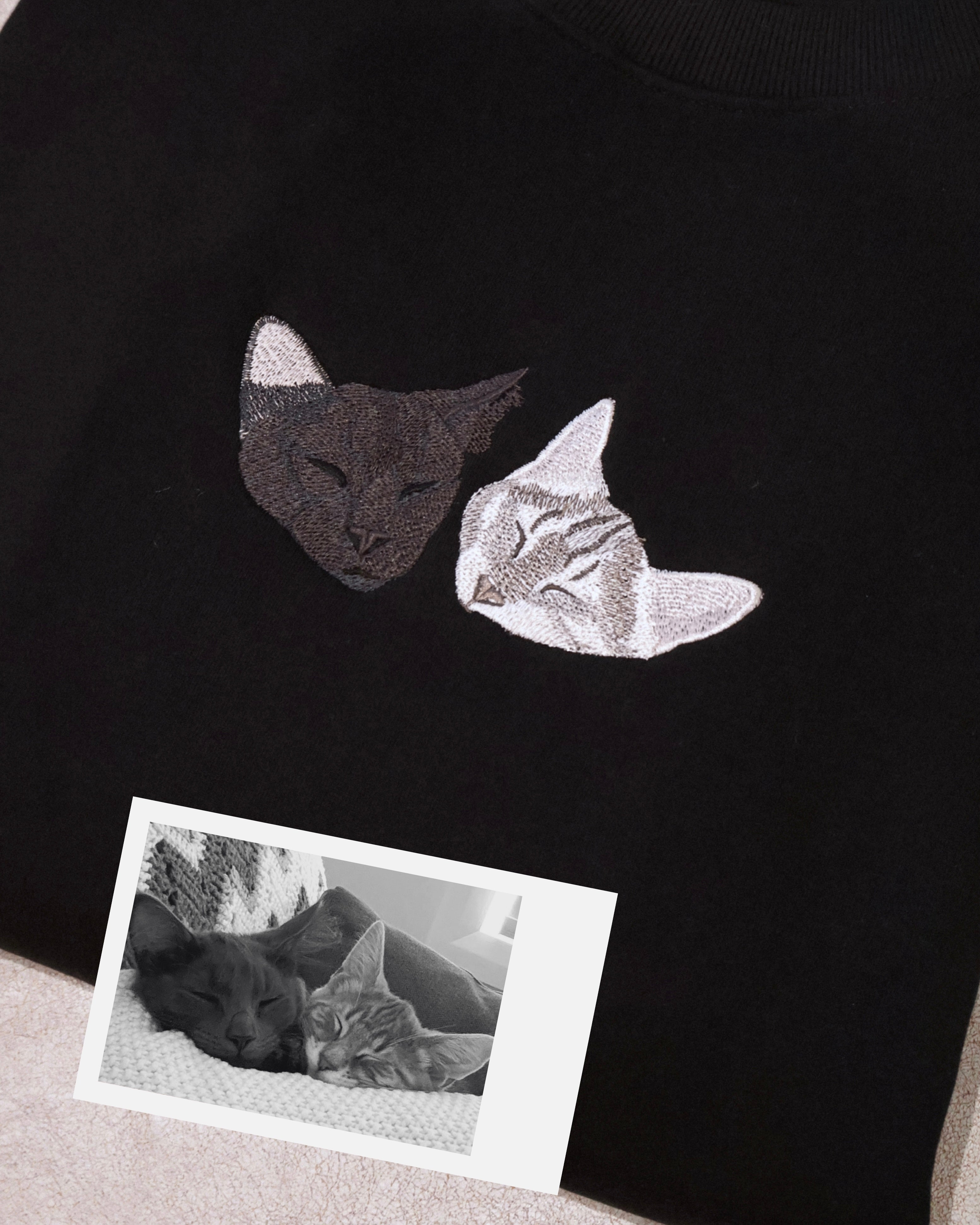 Custom Embroidered Pet Portrait Jumper