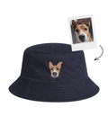 Custom Embroidered Pet Portrait Bucket Hat